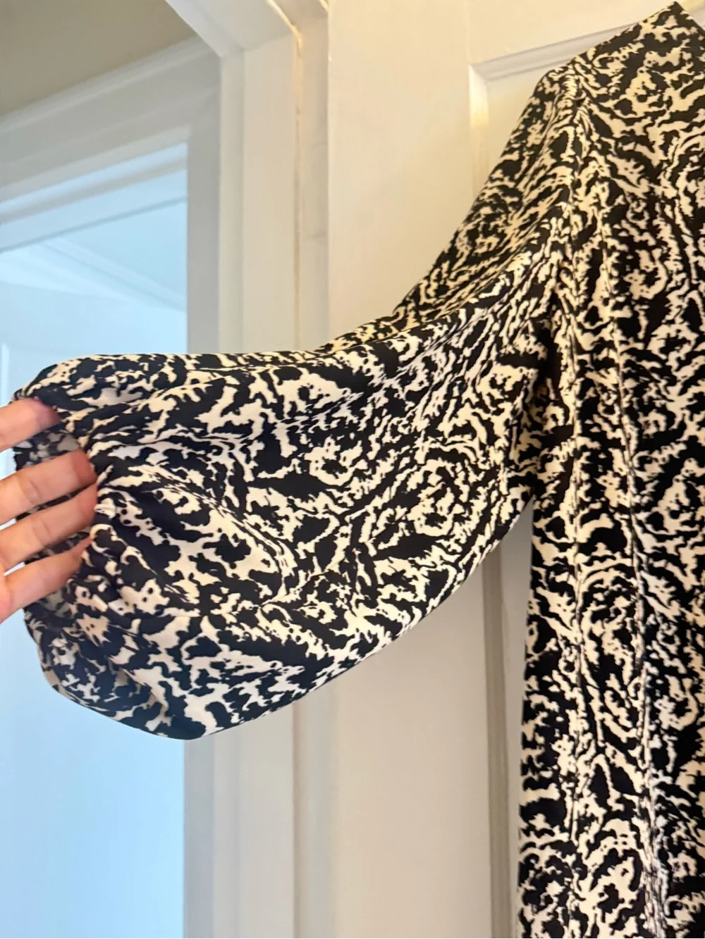 Abstract Animal Print Tunic Dress